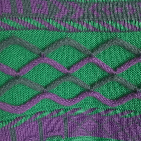 Vintage 90s La Dame Australia Sweater Pullover sz Small Coogi-Like - Picture 7 of 10